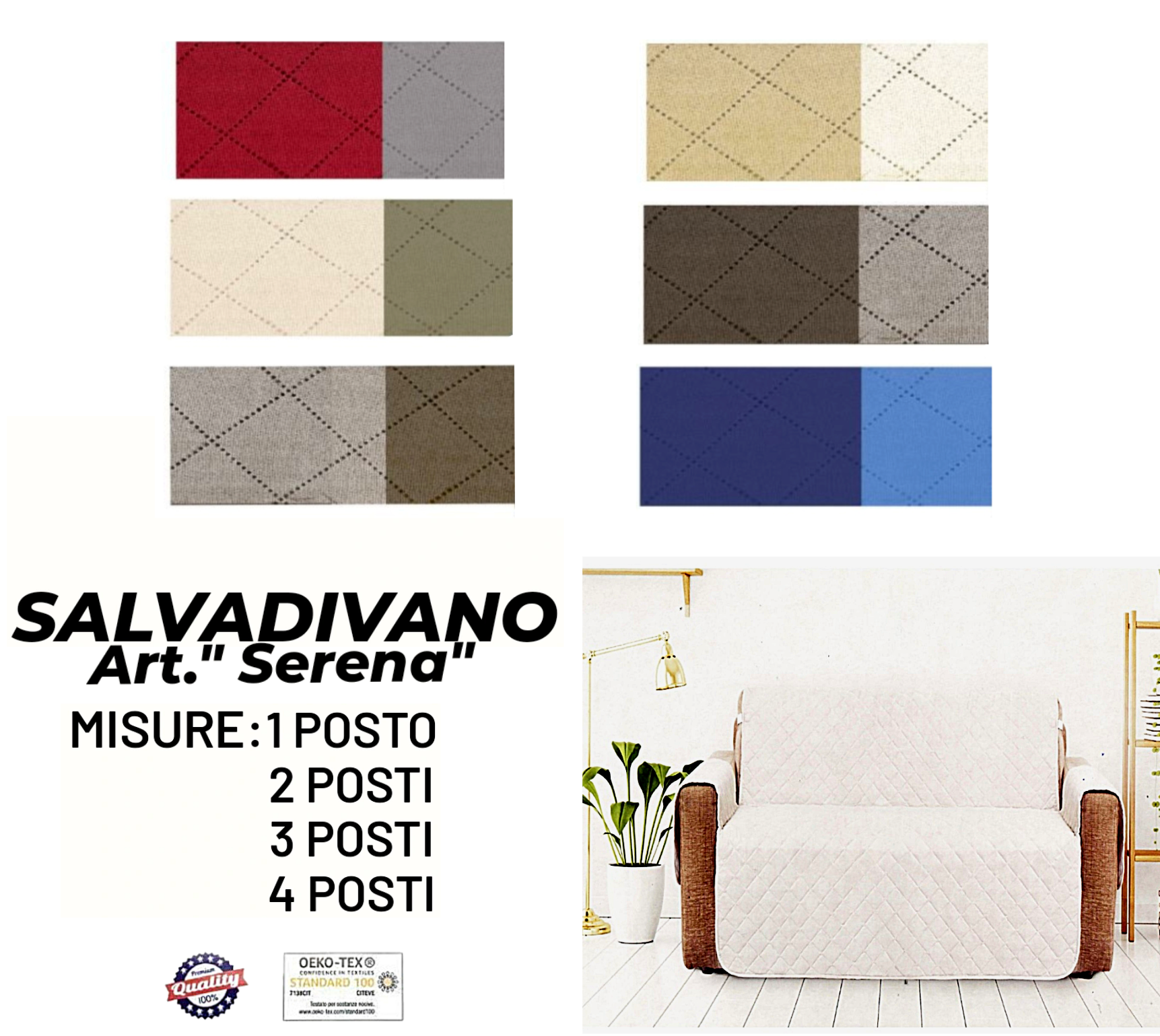 Copridivano Pn Salvadivano Elegance Panna Antimacchia Trapuntato Piano Copridivano Pn Salvadivano Elegance Panna Antimacchia Trapuntato Piano