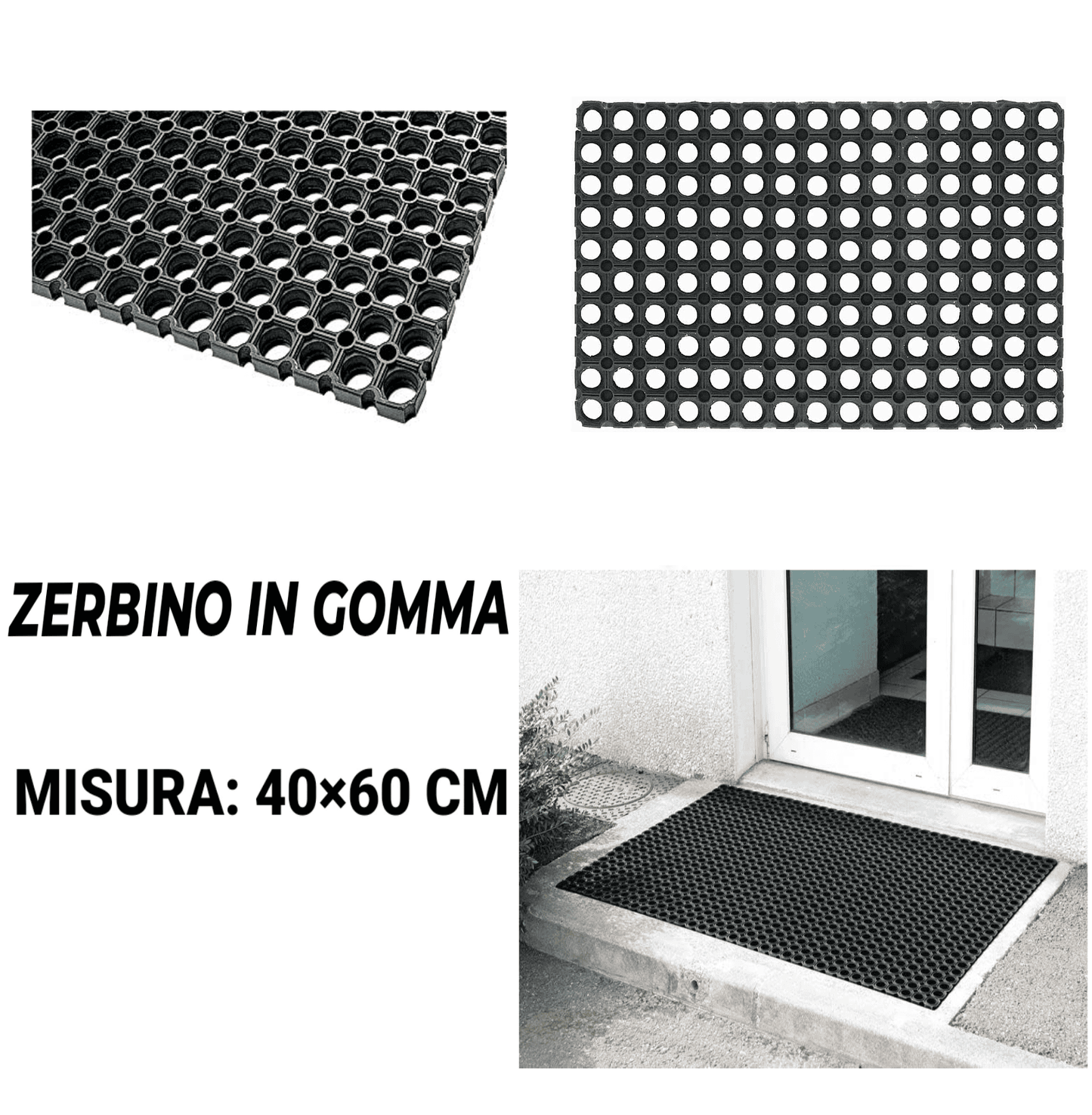 Zerbino In Gomma Antiscivolo