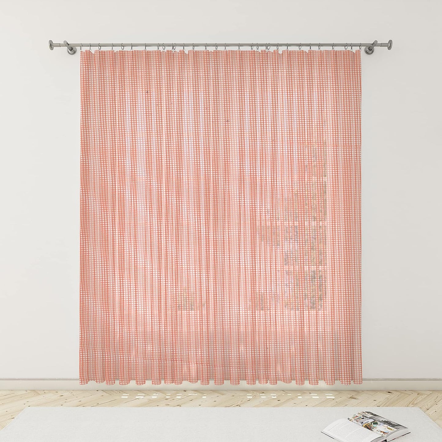 Tenda Zanzariera con Frange (Anelli Inclusi) (150×250 CM)