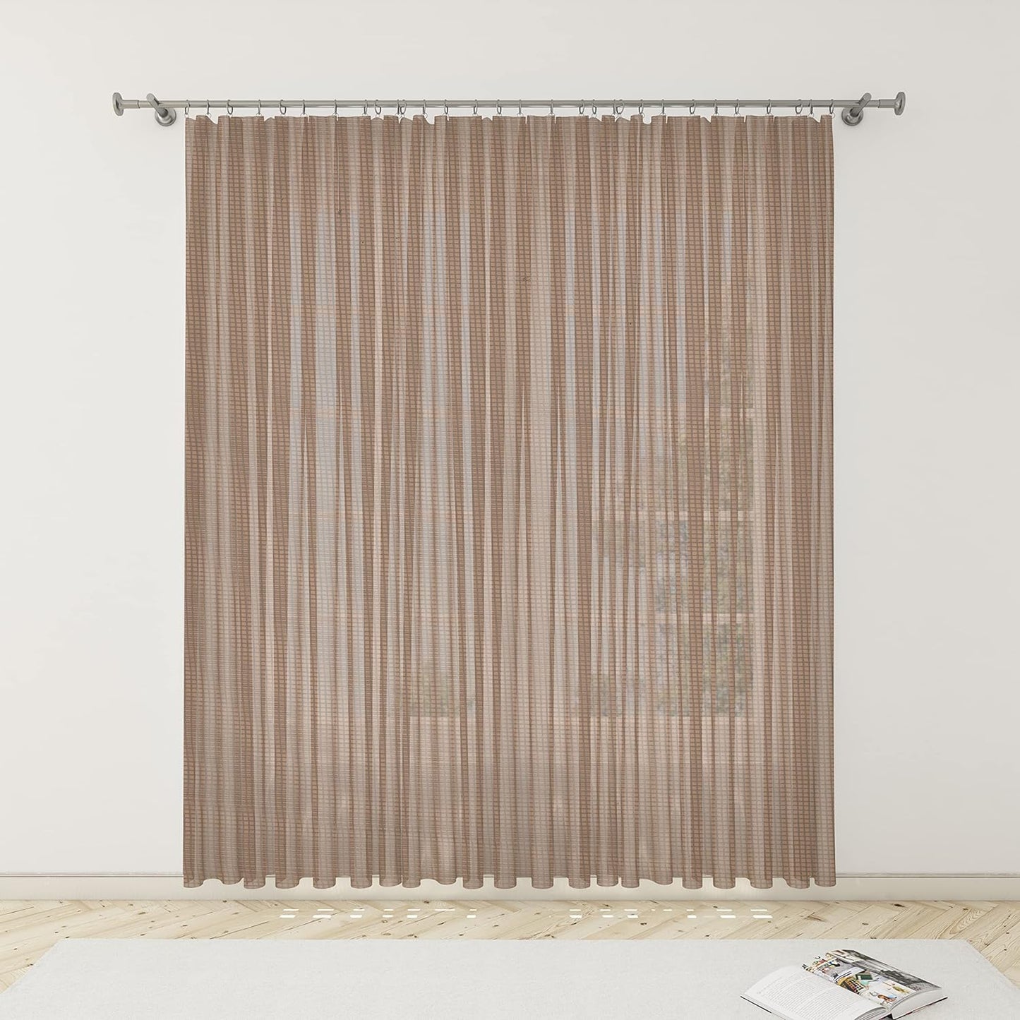 Tenda Zanzariera con Frange (Anelli Inclusi) (150×250 CM)