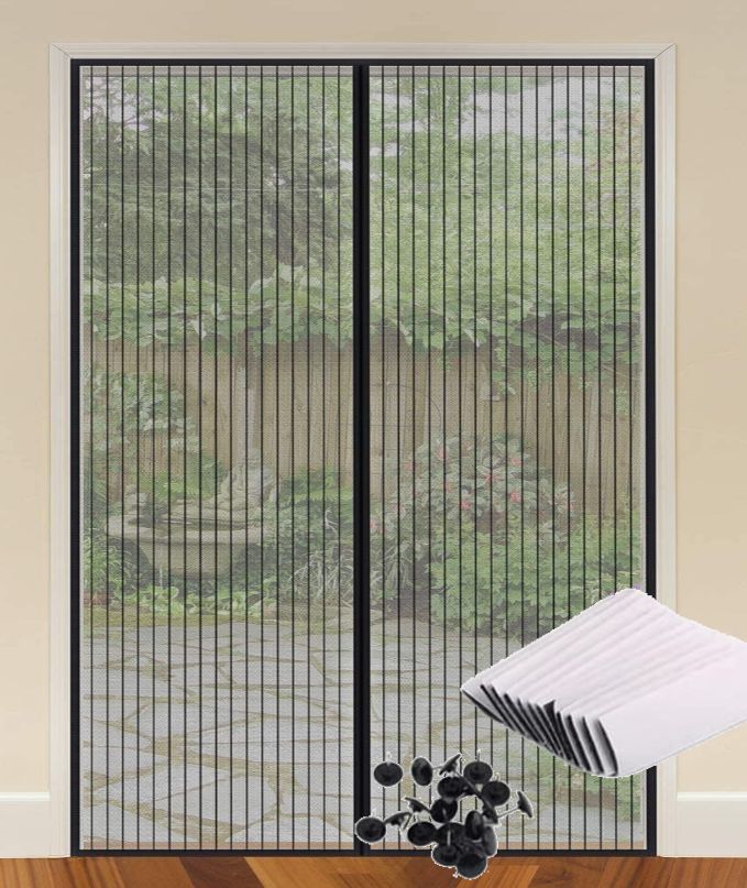 Zanzariera con Calamita (Velcro e Chiodini Inclusi) (140×240 CM)