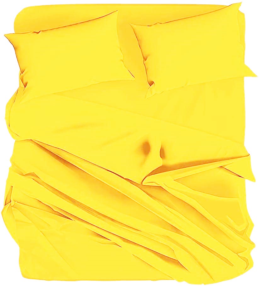 Completo Letto in 100% Cotone Tinta Unita