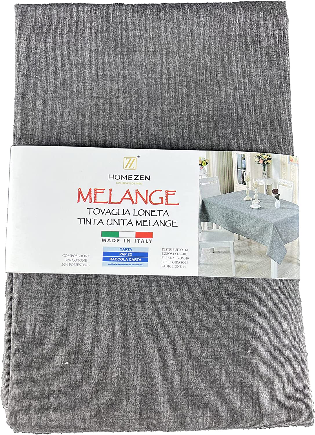 Tovaglia Cotone Tinta Unita Melange