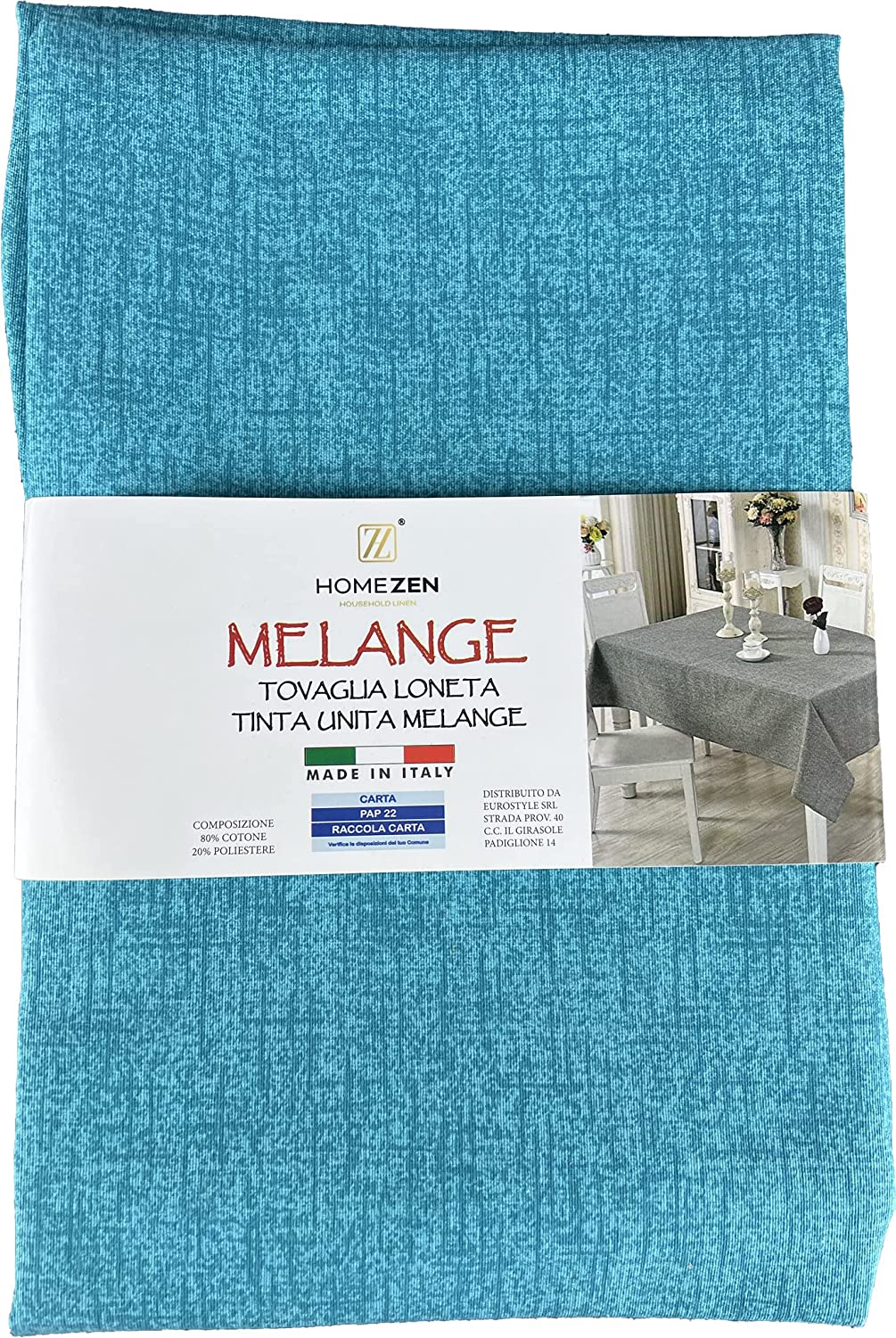 Tovaglia Cotone Tinta Unita Melange