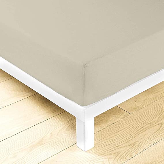 Lenzuolo Sotto in 100% Cotone con Elastico agli Angoli